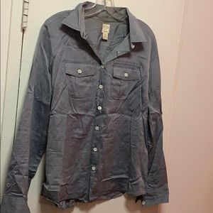 J Crew Cotton Button Down Shirt